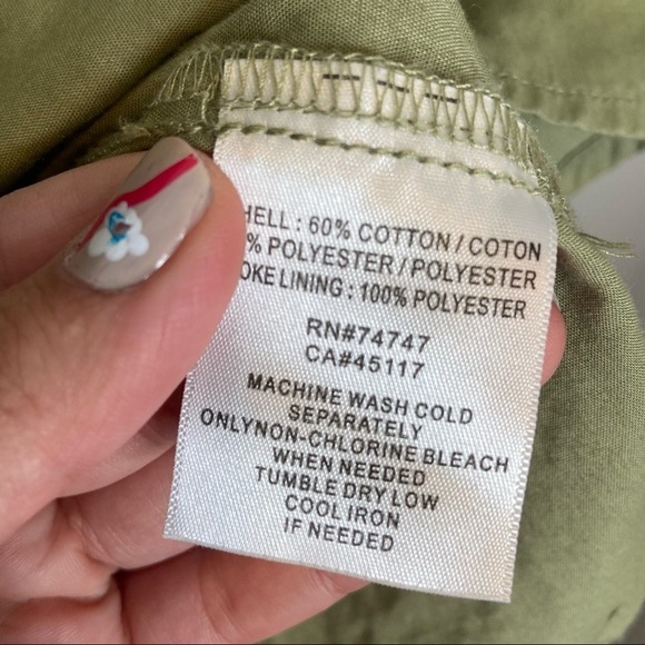 Red Head Brand men’s green button‎ down Sz medium - Picture 6 of 7